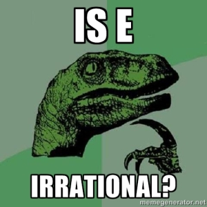 e-irrational